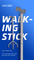 Ayudantes para caminar de aluminio para discapacitados o ancianos Terapia de rehabilitación de caña Suministros con tres patas ALK526