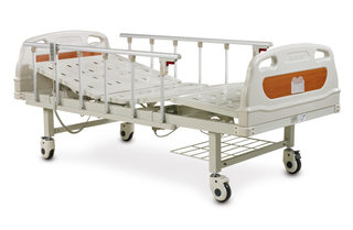 Dos funciones de alta calidad y cama de hospital eléctrico de bajo costo.