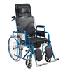 Sillas de ruedas manual de acero de Deluxe para la venta ALK601GC-46