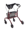 Walker Rollator Four Wheels con bolsa de compras Clase II 1 año Piezas de repuesto gratis Aparato de entrenamiento 15-20 días Ayuda a pie alk327