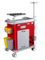 Color Movible Hospital Trolley de emergencia Muebles de hospital 4 Silent Medical Rasters for Hospital ABS Plastic 5 Cajones ISO