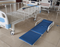 Silla de enfermería del hospital Cama de hospital Metal Super Baja Sala de hospital de plegamiento 2 ruedas disponibles 10 PCS Azul multifunción