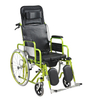 Sillas de ruedas manual de acero de Deluxe para la venta ALK601GC-46