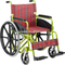 Sillón de ruedas manual de aluminio para la venta ALK864LB