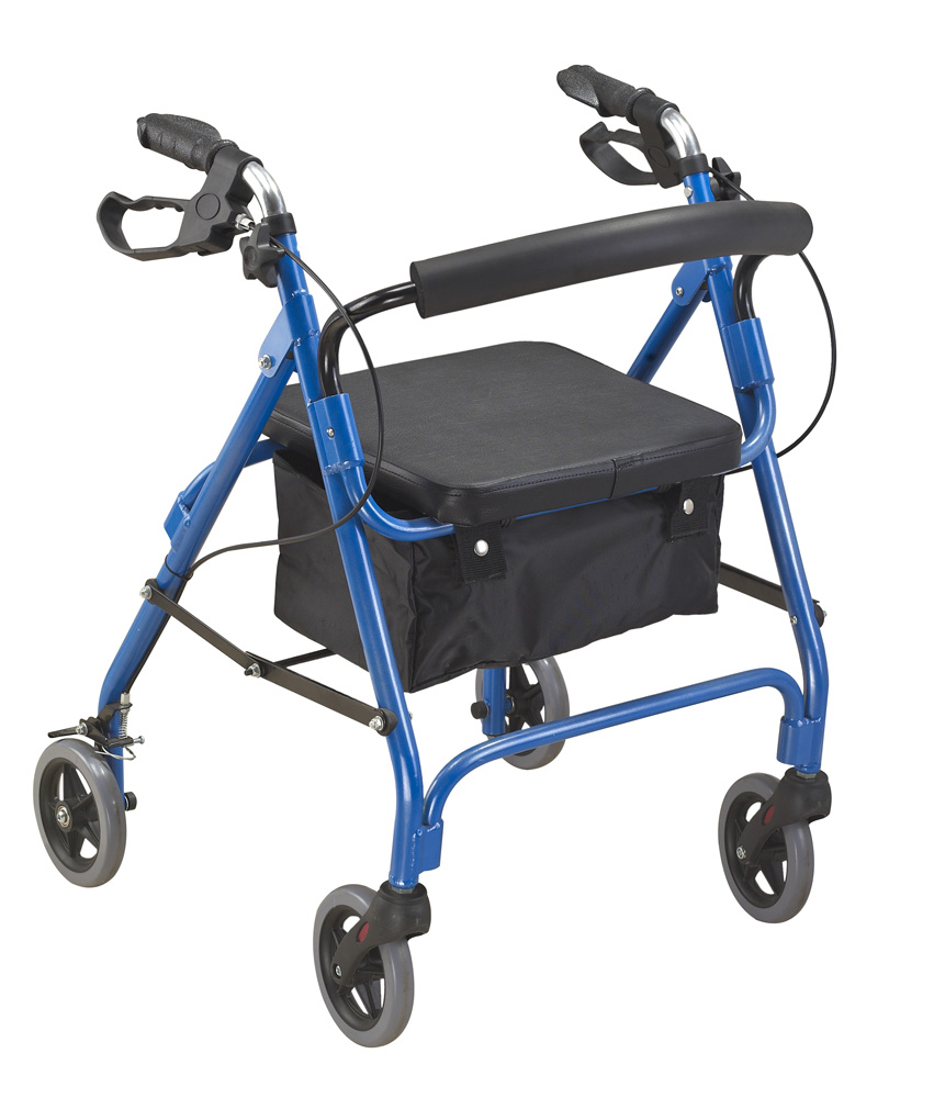 Rollator ligero y plegable para discapacitados y ancianos Alk322L Repuestos gratis Clase I Conveniente Universal OEM ODM logo