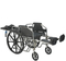Silla de inodoro reclinable de alta calidad para la silla de la silla de karma canual con Wlevating Legrest